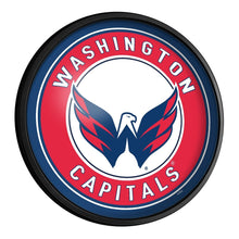 Load image into Gallery viewer, Washington Capitals: Round Slimline Lighted Wall Sign - The Fan-Brand