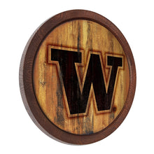 Load image into Gallery viewer, Washington Huskies: Branded &quot;Faux&quot; Barrel Wall Sign - The Fan-Brand