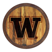 Load image into Gallery viewer, Washington Huskies: Branded &quot;Faux&quot; Barrel Wall Sign - The Fan-Brand