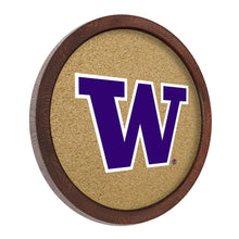 Load image into Gallery viewer, Washington Huskies: &quot;Faux&quot; Barrel Framed Cork Board - The Fan-Brand