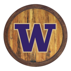 Washington Huskies: Faux Barrel Wall Sign - The Fan-Brand