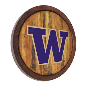 Washington Huskies: Faux Barrel Wall Sign - The Fan-Brand