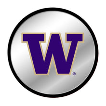 Load image into Gallery viewer, Washington Huskies: Modern Disc Mirrored Wall Sign - The Fan-Brand