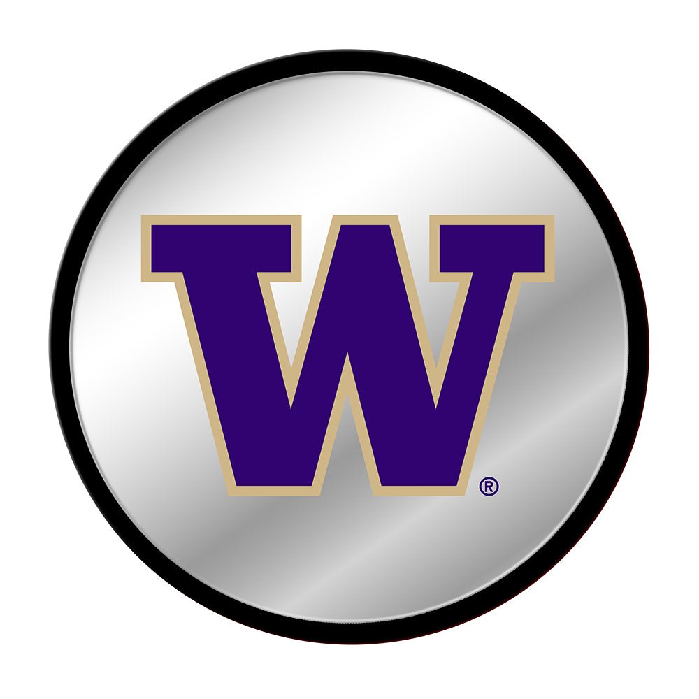 Washington Huskies: Modern Disc Mirrored Wall Sign - The Fan-Brand