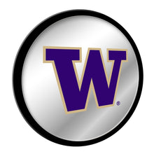 Load image into Gallery viewer, Washington Huskies: Modern Disc Mirrored Wall Sign - The Fan-Brand