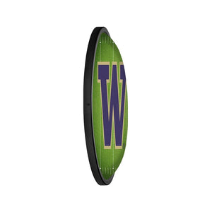 Washington Huskies: On the 50 - Oval Slimline Lighted Wall Sign - The Fan-Brand