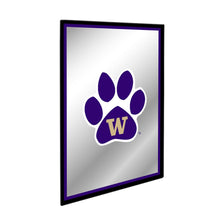 Load image into Gallery viewer, Washington Huskies: Paw - Framed Mirrored Wall Sign - The Fan-Brand