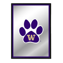 Load image into Gallery viewer, Washington Huskies: Paw - Framed Mirrored Wall Sign - The Fan-Brand