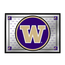 Load image into Gallery viewer, Washington Huskies: Team Spirit - Framed Mirrored Wall Sign - The Fan-Brand