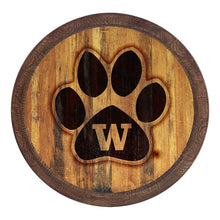 Load image into Gallery viewer, Washington Huskies: Weathered &quot;Faux&quot; Barrel Wall Sign - The Fan-Brand