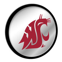 Load image into Gallery viewer, Washington State Cougars: Logo - Modern Disc Mirrored Wall Sign - The Fan-Brand