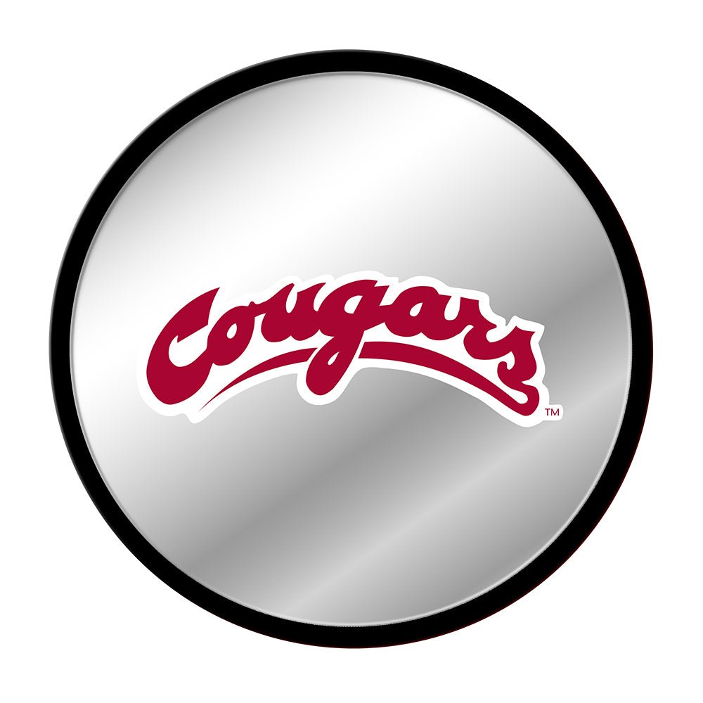 Washington State Cougars: Modern Disc Mirrored Wall Sign - The Fan-Brand