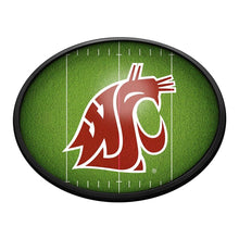 Load image into Gallery viewer, Washington State Cougars: On the 50 - Oval Slimline Lighted Wall Sign - The Fan-Brand