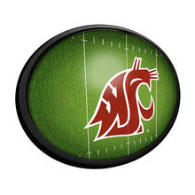 Load image into Gallery viewer, Washington State Cougars: On the 50 - Oval Slimline Lighted Wall Sign - The Fan-Brand