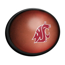 Load image into Gallery viewer, Washington State Cougars: Pigskin - Oval Slimline Lighted Wall Sign - The Fan-Brand