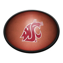 Load image into Gallery viewer, Washington State Cougars: Pigskin - Oval Slimline Lighted Wall Sign - The Fan-Brand