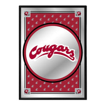 Load image into Gallery viewer, Washington State Cougars: Team Spirit - Framed Mirrored Wall Sign - The Fan-Brand