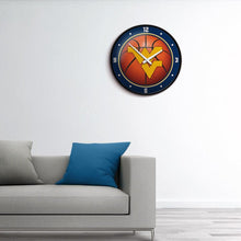 Load image into Gallery viewer, West Virginia Mountaineers: Basketball - Modern Disc Wall Clock - The Fan-Brand