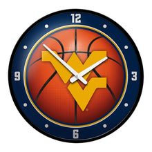 Load image into Gallery viewer, West Virginia Mountaineers: Basketball - Modern Disc Wall Clock - The Fan-Brand