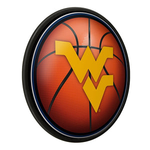 West Virginia Mountaineers: Basketball - Modern Disc Wall Sign - The Fan-Brand