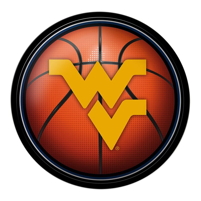 West Virginia Mountaineers: Basketball - Modern Disc Wall Sign - The Fan-Brand