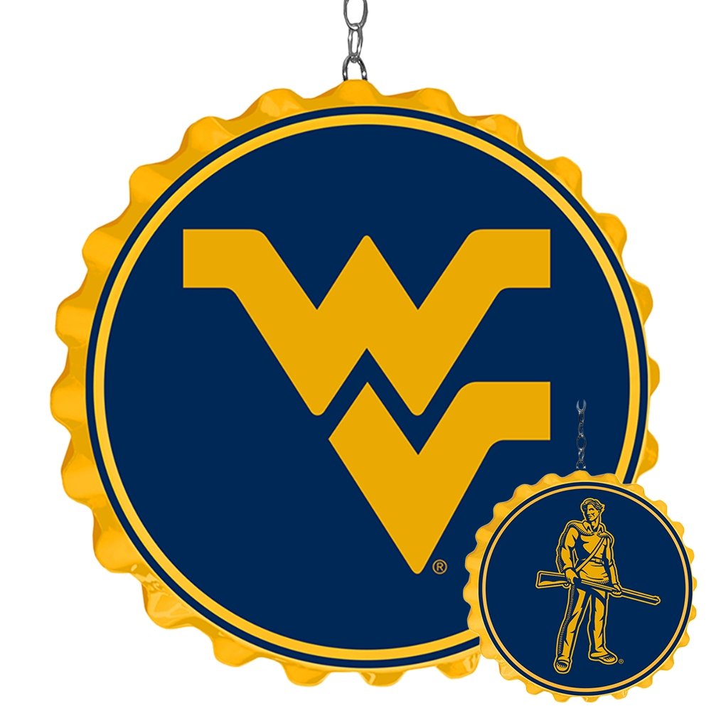 West Virginia Mountaineers: Bottle Cap Dangler - The Fan-Brand