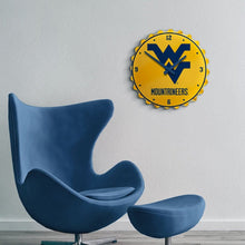 Load image into Gallery viewer, West Virginia Mountaineers: Bottle Cap Wall Clock - The Fan-Brand