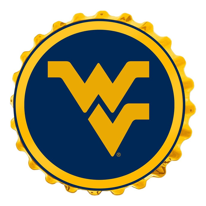 West Virginia Mountaineers: Bottle Cap Wall Sign - The Fan-Brand