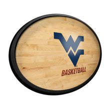 Load image into Gallery viewer, West Virginia Mountaineers: Hardwood - Oval Slimline Lighted Wall Sign - The Fan-Brand