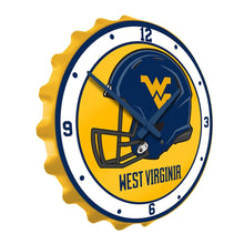 Load image into Gallery viewer, West Virginia Mountaineers: Helmet - Bottle Cap Wall Clock - The Fan-Brand