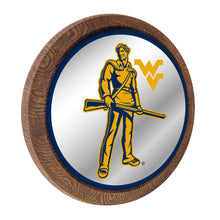 Load image into Gallery viewer, West Virginia Mountaineers: Mascot - Mirrored Barrel Top Mirrored Wall Sign - The Fan-Brand