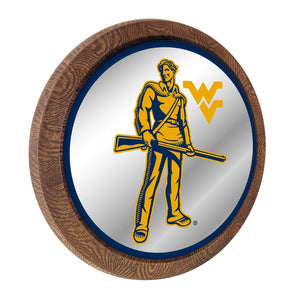 West Virginia Mountaineers: Mascot - Mirrored Barrel Top Mirrored Wall Sign - The Fan-Brand