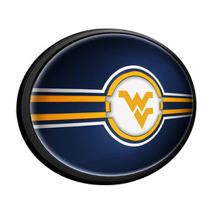 West Virginia Mountaineers: Oval Slimline Lighted Wall Sign - The Fan-Brand