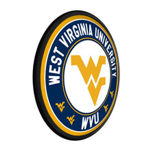 Load image into Gallery viewer, West Virginia Mountaineers: Round Slimline Lighted Wall Sign - The Fan-Brand