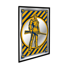 Load image into Gallery viewer, West Virginia Mountaineers: Team Spirit, Mascot - Framed Mirrored Wall Sign - The Fan-Brand