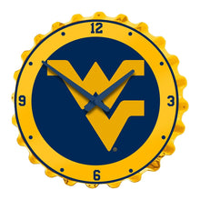 Load image into Gallery viewer, West Virginia Mountaineers: WV - Bottle Cap Wall Clock - The Fan-Brand