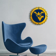 Load image into Gallery viewer, West Virginia Mountaineers: WV - Bottle Cap Wall Clock - The Fan-Brand