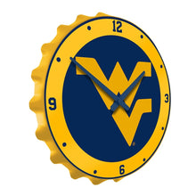 Load image into Gallery viewer, West Virginia Mountaineers: WV - Bottle Cap Wall Clock - The Fan-Brand