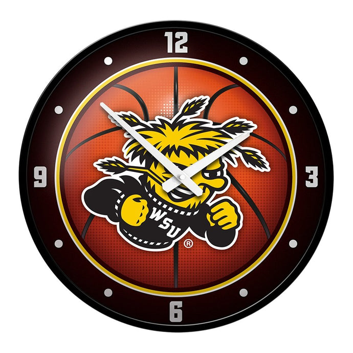 Wichita State Shockers: Basketball - Modern Disc Wall Clock - The Fan-Brand