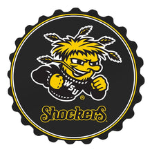 Load image into Gallery viewer, Wichita State Shockers: Bottle Cap Wall Sign - The Fan-Brand