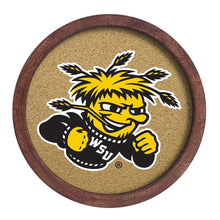 Load image into Gallery viewer, Wichita State Shockers: &quot;Faux&quot; Barrel Framed Cork Board - The Fan-Brand
