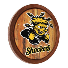 Load image into Gallery viewer, Wichita State Shockers: &quot;Faux&quot; Barrel Top Sign - The Fan-Brand