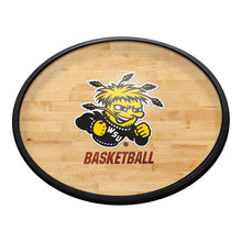 Load image into Gallery viewer, Wichita State Shockers: Hardwood - Oval Slimline Lighted Wall Sign - The Fan-Brand