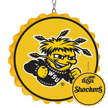 Load image into Gallery viewer, Wichita State Shockers: Logo - Bottle Cap Dangler - The Fan-Brand