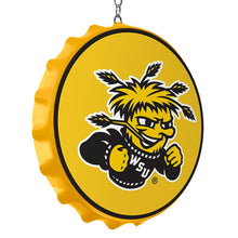 Load image into Gallery viewer, Wichita State Shockers: Logo - Bottle Cap Dangler - The Fan-Brand