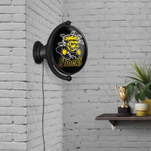 Load image into Gallery viewer, Wichita State Shockers: Original Oval Rotating Lighted Wall Sign - The Fan-Brand