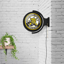 Load image into Gallery viewer, Wichita State Shockers: Original Round Rotating Lighted Wall Sign - The Fan-Brand