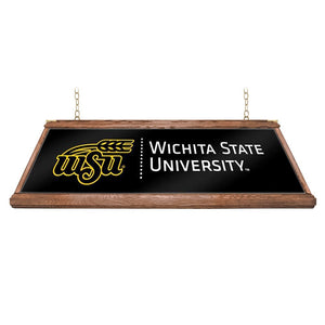 Wichita State Shockers: Premium Wood Pool Table Light - The Fan-Brand