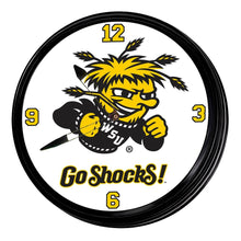 Load image into Gallery viewer, Wichita State Shockers: Retro Lighted Wall Clock - The Fan-Brand