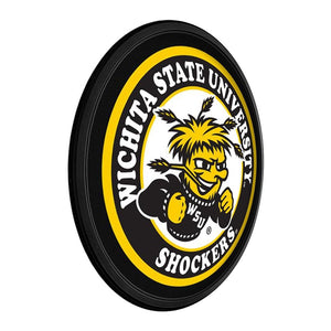 Wichita State Shockers: Round Slimline Lighted Wall Sign - The Fan-Brand